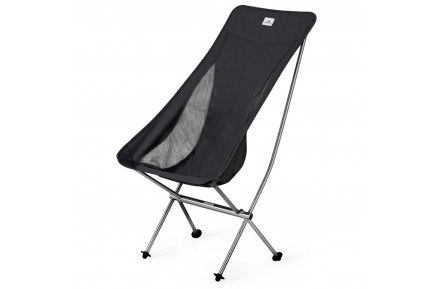 Стілець складаний Naturehike Stellaluna L04 CNK2450JJ015, розмір M, алюміній, чорний