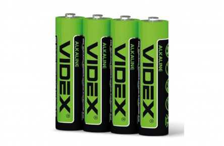 Батарейка лужна Videx LR03/AAA 4шт в упаковці