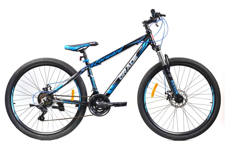 Велосипед 27.5" Grade Forward DD, 15", чорно-синій