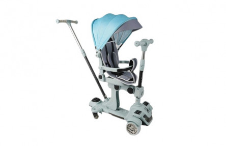 Самокат 5в1 "Skyper" BL-61020 колеса со светом, дополнительные колеса