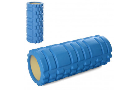 Масажний ролик MS 0857-OR EVA, блакитний, 14х33х14 см