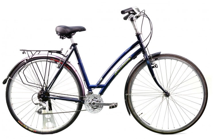 Гибридный велосипед Gazelle Medeo 09 28" M синий Б/У