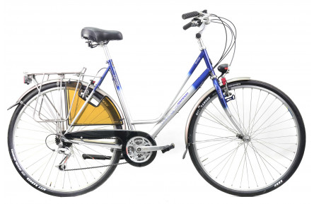 Гибридный велосипед Koga Miyata Forest Lady 28" L серебристо-синий Б/У