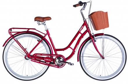 Велосипед Dorozhnik CORAL PH AL 28" 19" рубіновий 2025