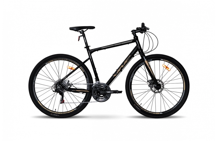 Велосипед VNC 2023 28" SweepRacer A3 V52A3-2849-BB 195"/49см (2046) black/bronze (matt)