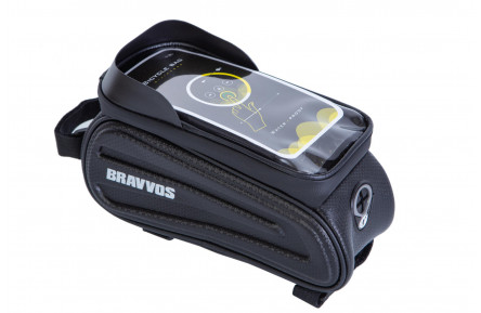 Велосумка на черный руль с белым BRAVVOS SAB010-E003