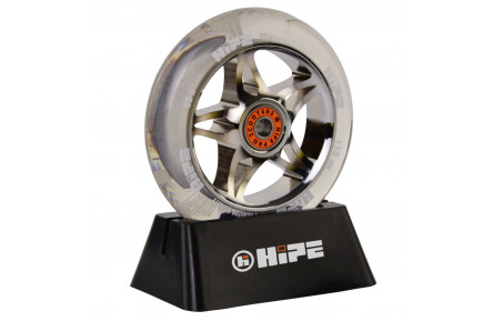 Колесо для трюкового самоката Hipe Star 110мм, chrome/clear