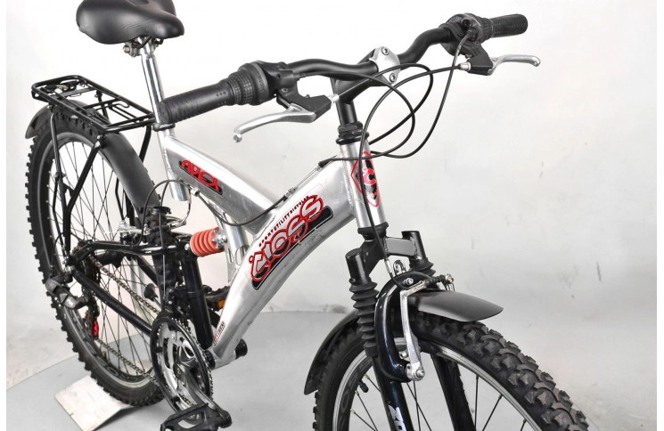 Підлітковий велосипед Cross Apex 24" M сріблястий Б/В