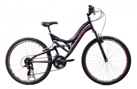 Двопідвісний велосипед Orbis Black Swan 26 26" S чорно-рожевий Б/В
