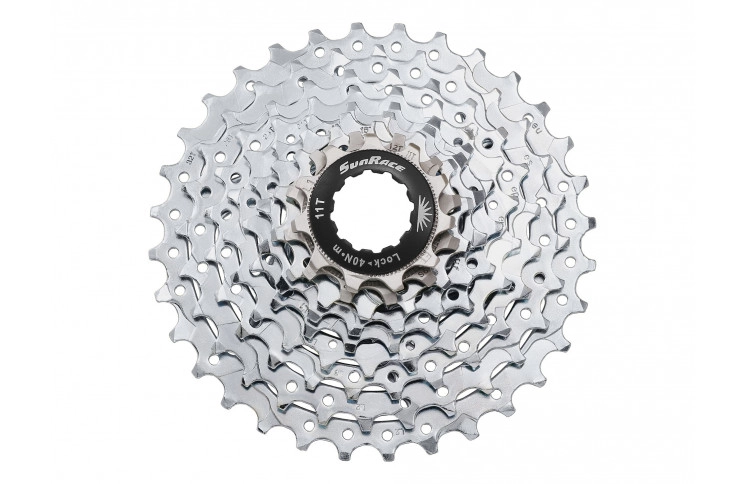 Кассета инд. 9-k 11-32T SUN RACE M90 MTB, Zinc