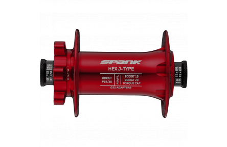 Втулка передня SPANK HEX J-TYPE Boost F15/20, Red