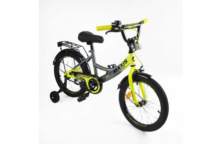 Велосипед 18" 2-х колесный "CORSO" MAXIS CL-18922, дополнительные колеса