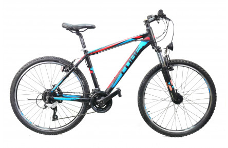 Гірський велосипед Cube Aim Pro 26" M чорно-червоний з синім Б/В