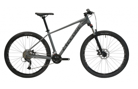 Гірський велосипед CYCLONE AX 2023 27.5 L сірий