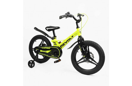 Велосипед 18" дюймів 2-х колісний Corso «Revolt» RV-18066 (1) МАГНІЄВА РАМА, ЛИТІ ДИСКИ, ДИСКОВІ ГАЛЬМА, зібран на 75