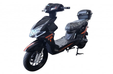 Электрический мопед Corso SpeedFire SF-478238 (2500Вт литий-железо-фосфатный 72В 30Ач) 12" черно-оранжевый