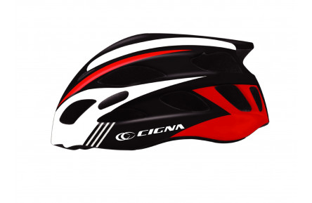 Шлем велосипедный с белым козырьком CIGNA WT-016, L