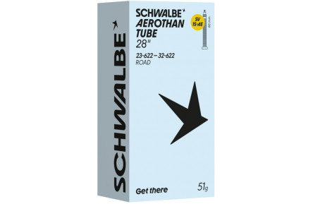 Камера TPU 28" (23/32-622) Schwalbe SV15-AE AEROTHAN, Alu 60mm