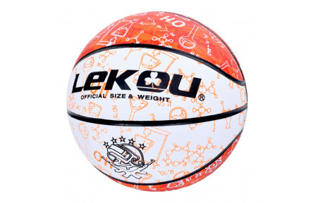 М'яч баскетбольний MS 3805(Orange) розмір 7, ПУ, 570-630 грам, 8 панелей