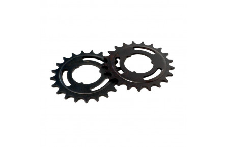 Зірка гальмівної втулки Сталь 21Т чорний для велосипеда Україна (10 шт)