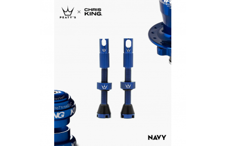 Ниппели Peaty's x Chris King Tubeless Valves, 42mm, Navy