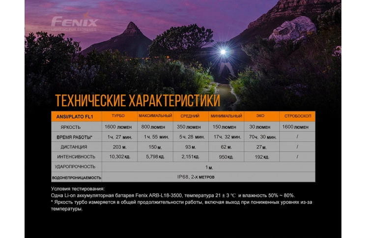 Ліхтар ручний Fenix E30R Cree XP-L HI LED