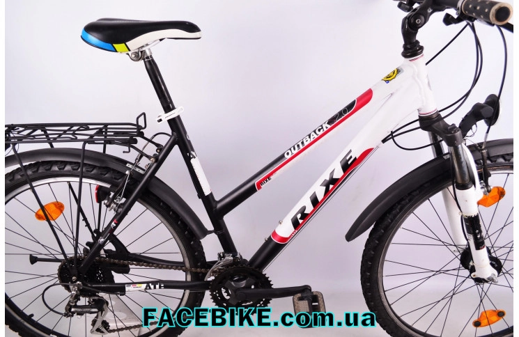 Горный велосипед Rixe 26" L черно-белый Б/У