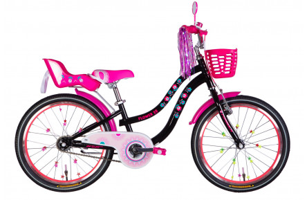 Велосипед ST 20" Formula Kid FLOWER PREMIUM BH рама-10" чорний з рожевим 2026