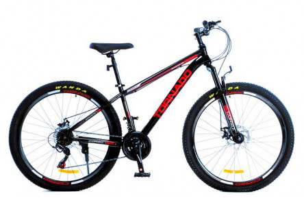 Велосипед Спортивний Corso 27.5`` дюймів «TORNADO» TR-27016 (1) рама сталева 15.5’’, перемикачі Shimano, 21 швидкість, зібран на 75