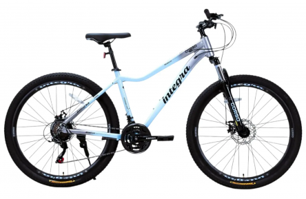 Велосипед Corso Integra 27.5" NG-27623 17" сіро-блакитний, обладнання Shimano 21 швидкість