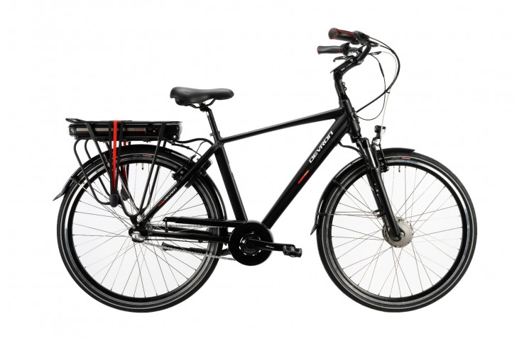 Міський електровелосипед E-Bike Devron 28125-530 28" M чорний