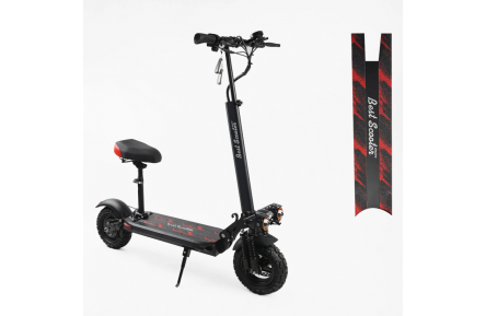 Электрический самокат Best Scooter BS-80632 11" с сиденьем 1200W 48V18Ah