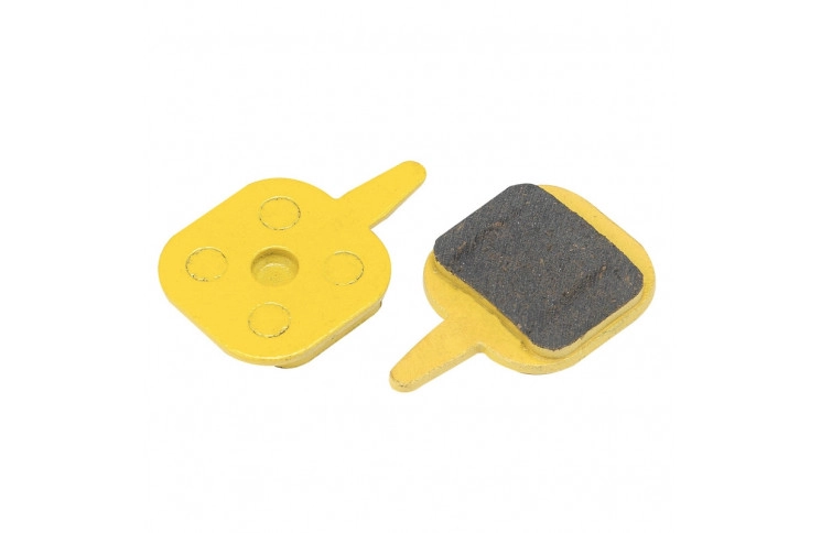 Колодки дисковые тормозные Alhonga HJ-DS08 желтые