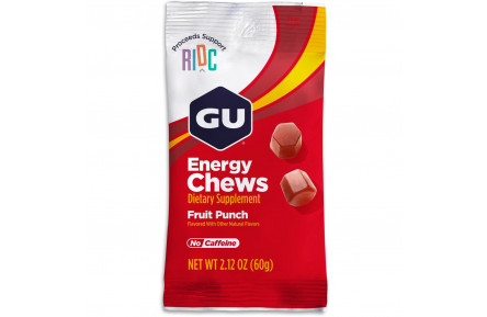 Енергетичні желейки GU Energy Chews Fruit Punch, 60 г