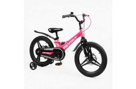 Велосипед 18" дюймів 2-х колісний Corso «Revolt» RV-18017 (1) МАГНІЄВА РАМА, ЛИТІ ДИСКИ, ДИСКОВІ ГАЛЬМА, зібран на 75