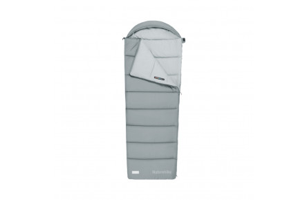 Спальний мішок з капюшоном Naturehike MS500 CNK2350WS023 лівий, сірий