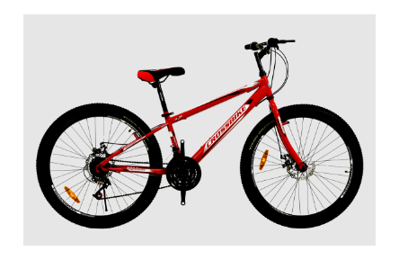Велосипед 26" CrossBike Spark D-St, 13", красный