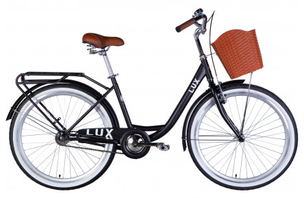 Велосипед ST 26" Dorozhnik LUX Velosteel рама-17" чорний (матовий) 2026