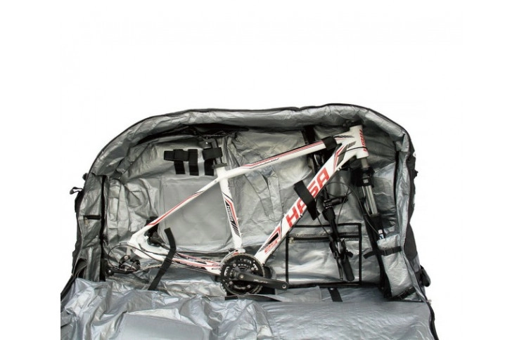 Чохол для велосипеда 26-29" XXF BIKE TRANSPORT BAG 600D, м'який, чорно-сірий