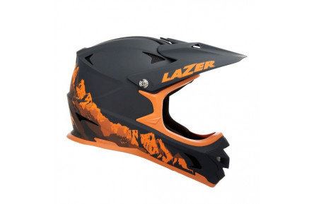 Шлем LAZER Phoenix+, черно-оранжевый, размер L