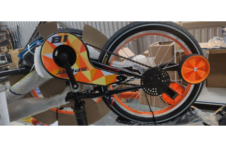 Велосипед уцінений ST 18" Formula SPORT BH рама-9" сірий з помаранчевим 2024