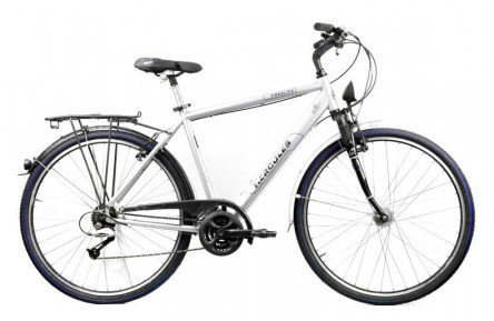 Гибридный велосипед Hercules Freelife 28" M серый Б/В
