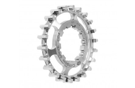 Задня зірка Gates Carbon Drive CDX 9-Spline з нержавіючої сталі 22T, срібна