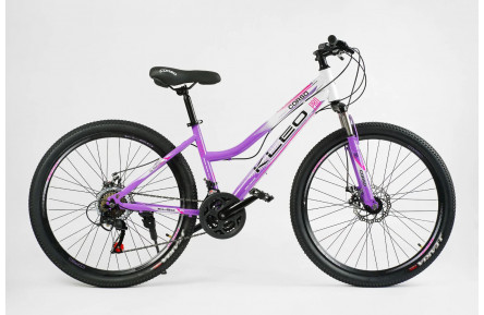 Велосипед Corso Kleo ST KL-26307 26" 15" фіолетово-білий