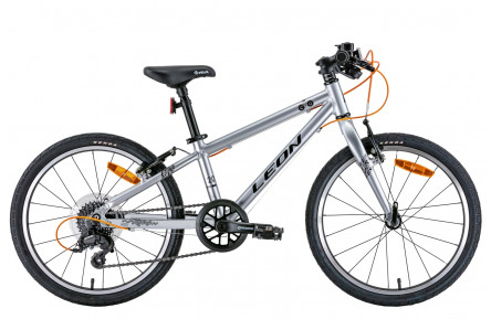 Велосипед 20" Leon GO 7 speed Vbr 2022 (серый с черным)