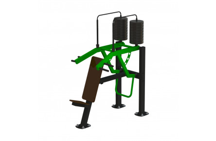 Уличный тренажер Жим под углом вверх сидя BruStyle Incline Bench Press