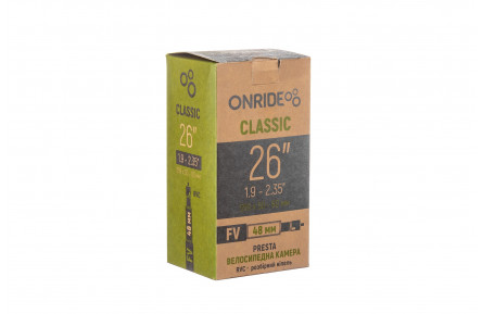 Камера ONRIDE Classic 26"x1.9-2.35" (559x50-60) FV 48 RVC - розбірний ніпель
