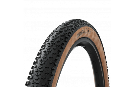 Покрышка бескамерная Continental Dubnital Trail Rapid 29" | 29 X 2.40 черная/коричневая складная skin