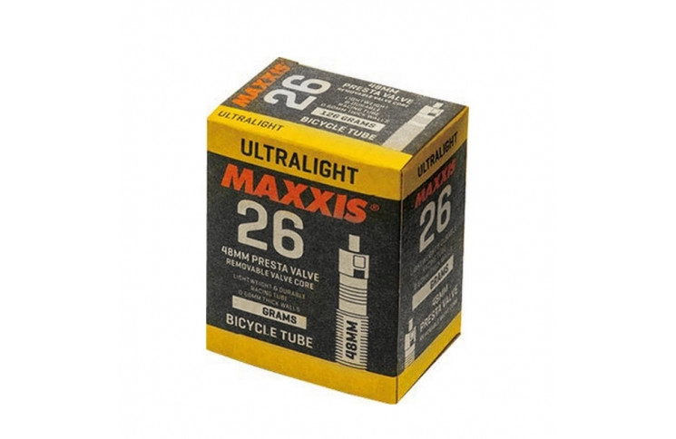 Камера Maxxis Ultra Light 26x1.5/2.5 FV L: 48мм (EIB00141000)