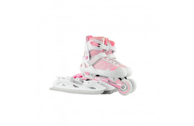 Роликовые коньки Action 2 в 1 Riply/Pink/37-40